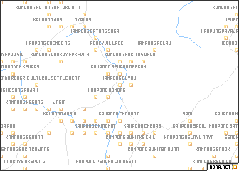 map of Bekuh Simpang